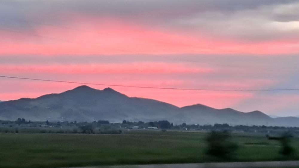 Sunset over Missouri area